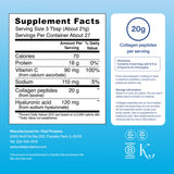 Vital Proteins Collagen Peptides Avanzados, sello sin gluten en la etiqueta.