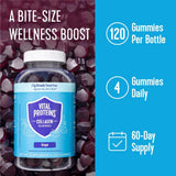 Vital Proteins sabor uva agradable para consumo diario.