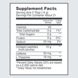 Vital Proteins Matcha Collagen en cucharilla medidora para dosis fáciles y precisas.