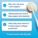 0 g de azúcar por porción de colágeno Vital Proteins