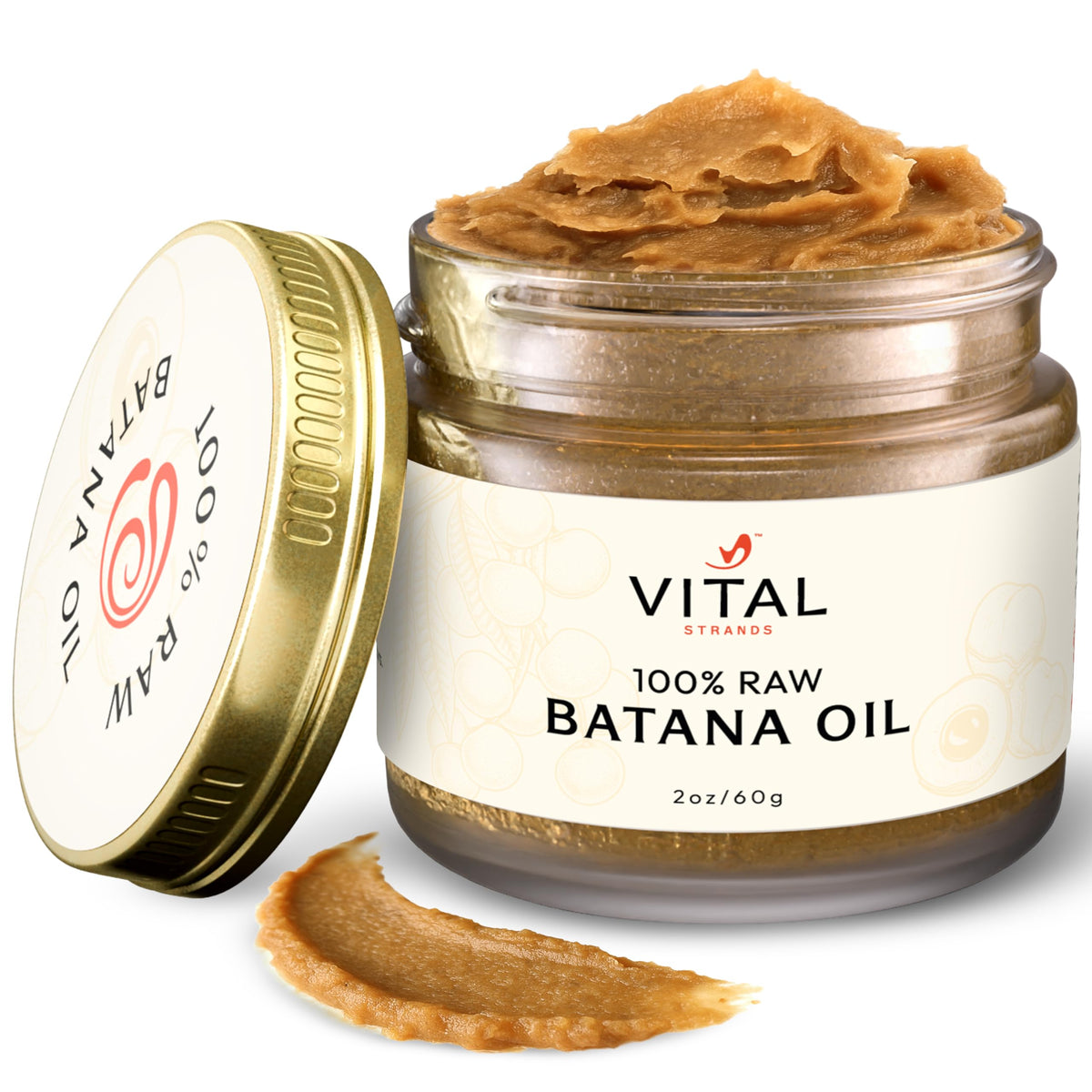 Vital Strands Batana: aceite puro para cabello, mejora brillo y nutrición.