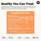 Vital Vitamins Brain Booster cápsula: formato cómodo para tomar en cualquier momento.