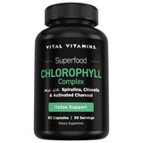 Vital Vitamins clorofilo cápsulas, bote: ayuda a neutralizar olores corporales.