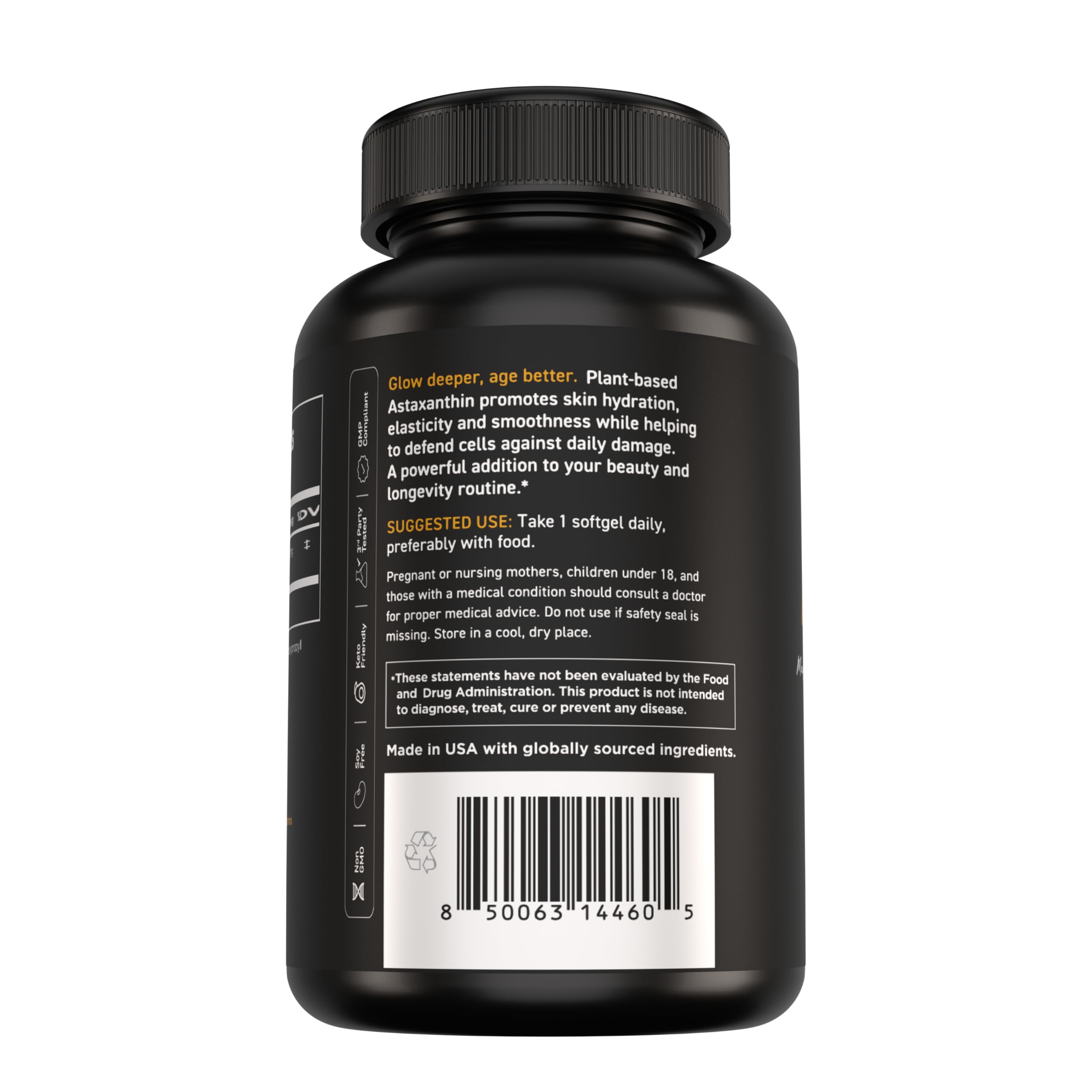 Vital Vitamins complemento diario en forma de cápsulas para un estilo de vida activo.