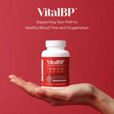 VitalBP 2-pack display highlights convenient daily wellness routine.
