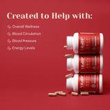 VitalBP bottle emphasizes CoQ10 and D3-K2 for arterial flexibility.