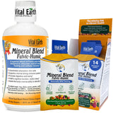 Vital Earth Minerals Detox, botella de 32 onzas para uso diario.