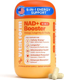 VitalForm NAD+ NMN NR cápsulas en botella para energía diaria