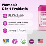 Probiotico VitalForm con arándano para apoyo urinario y frescura.