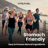 VitalFuel gel de banana real, opción vegana y sin gluten para deporte