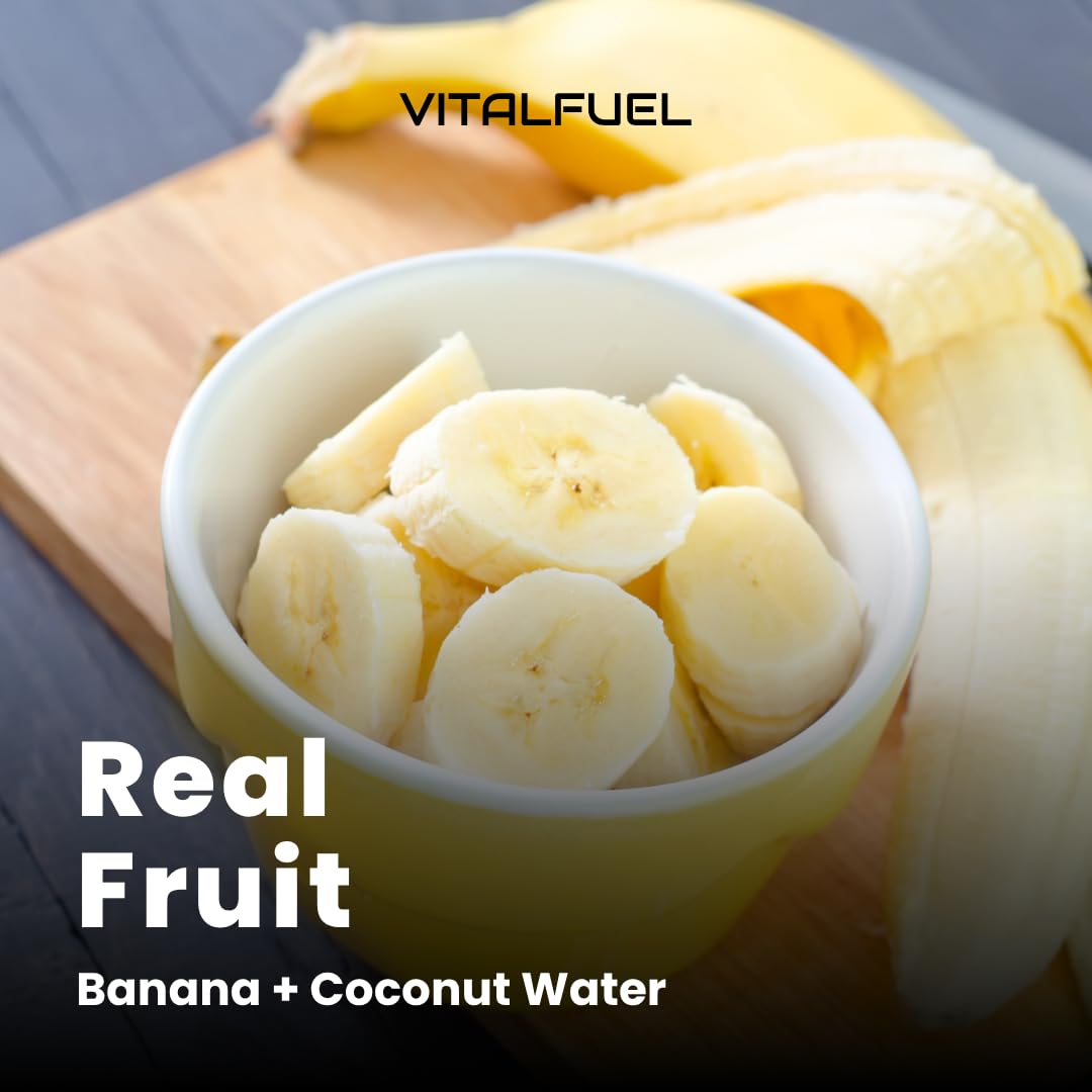 VitalFuel gel platano real para ciclismo con energia sostenida durante entrenos