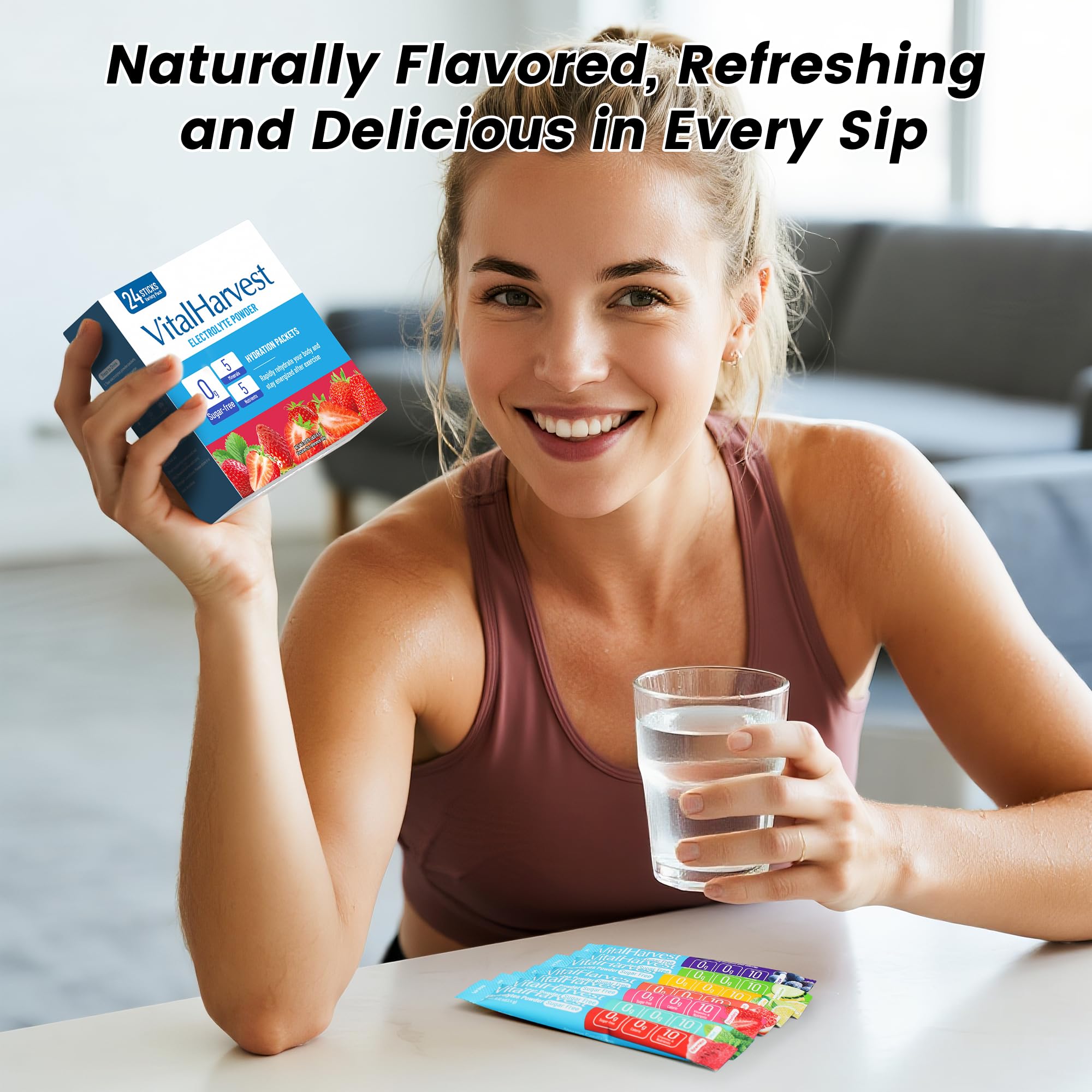 VitalHarvest: preparación fácil en vaso para disfrutar al instante.