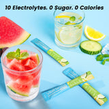 VitalHarvest: sabores limón pepino para bebida refrescante.