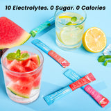 VitalHarvest paquetes electrolitos fresa: sabor agradable sin azúcar.