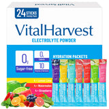 VitalHarvest paquetes electrolitos limón-lima: hidratación rápida para entrenamientos.