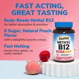 Vitalibre B12 absorción vegana metilcobalamina para absorción eficiente.