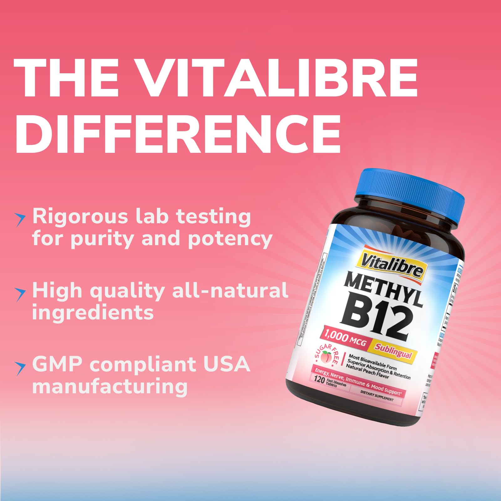 Vitalibre B12 fabricación en Estados Unidos, calidad y trazabilidad.