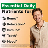 Vitalibre información nutricional detallada sobre calcio y absorción.