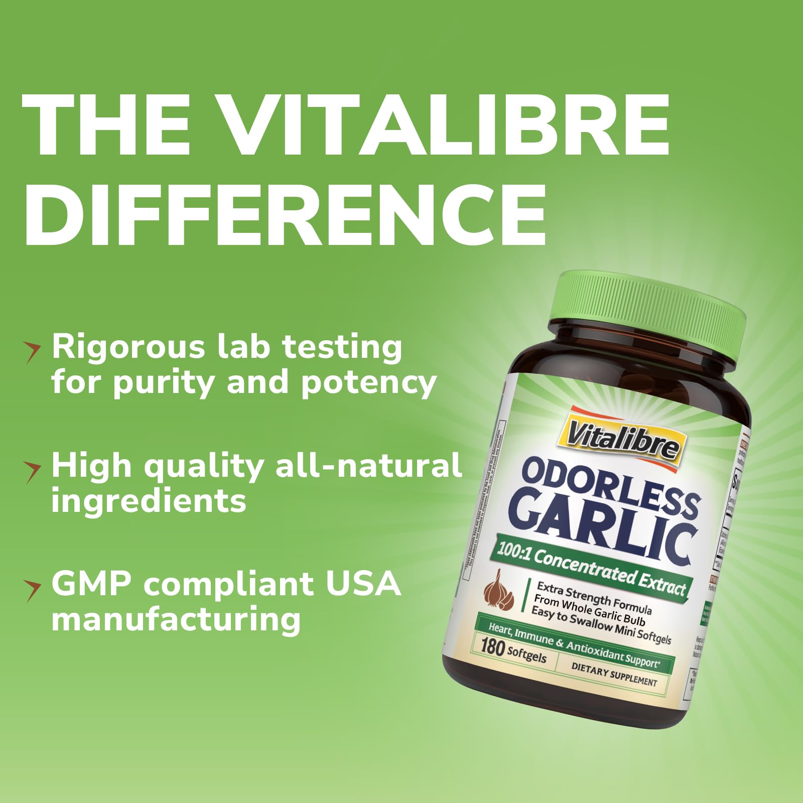 Vitalibre Ingredientes de alta biodisponibilidad, cápsulas fáciles de tragar y usar.