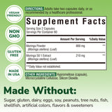 Vitalibre Moringa cápsulas veganas, sin gluten, para consumo diario.