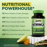 Ingredientes clave de Vitalibre Moringa visibles para nutrición.