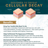 Vitalifi ReActivate antioxidantes: vitamina C y cúrcuma para piel saludable.