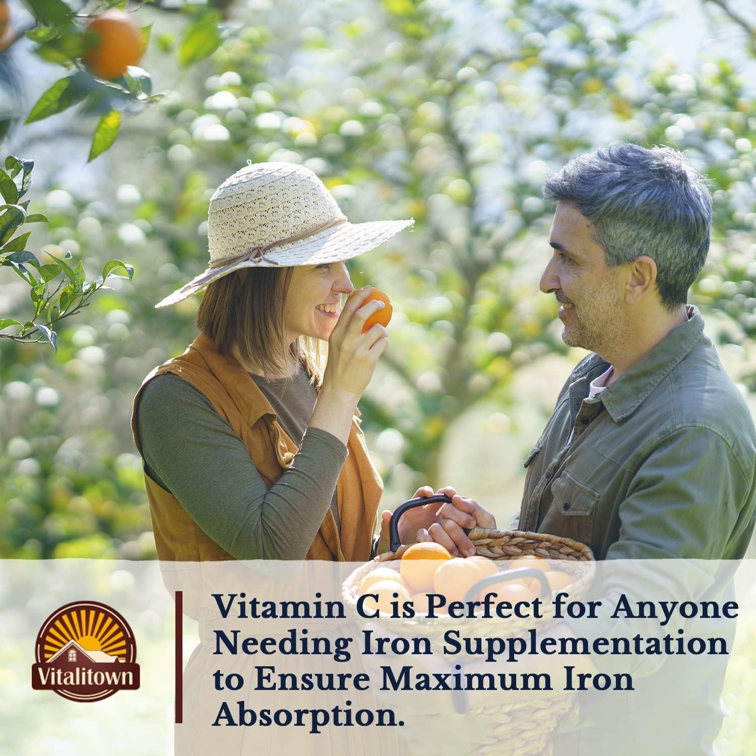 Vitalitown energia diaria gracias al hierro y vitamina C.
