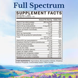 Vitalitown: frasco con etiqueta clara, enfatizando pureza y calidad.