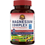 Vitalitown Magnesium Complex, botella de 500 mg para uso diario