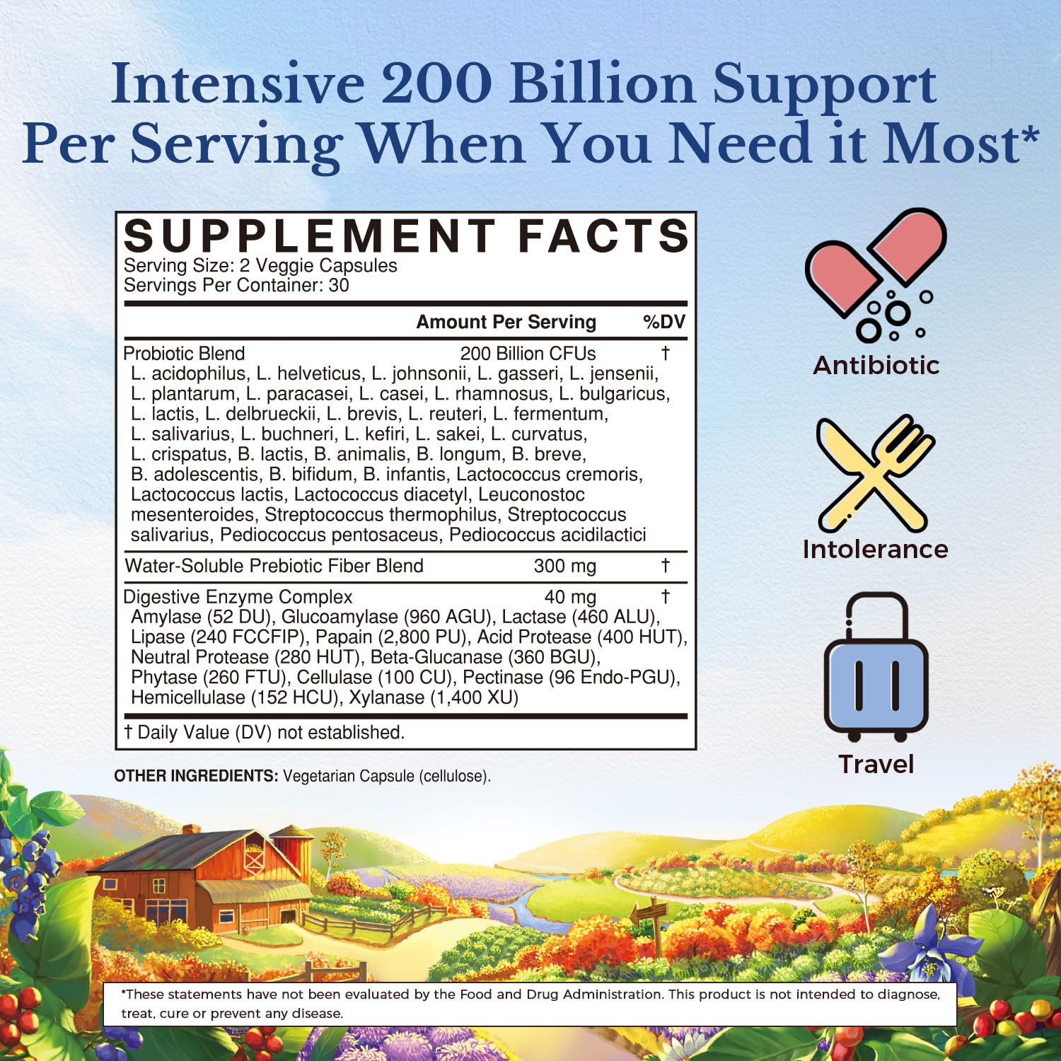Vitalitown Probiotics: 36 cepas para diversidad de microbiota