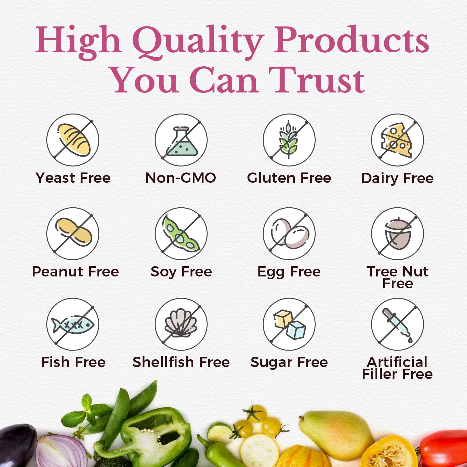 Arándano orgánico en Vitalitown Probiotics para antioxidantes y apoyo