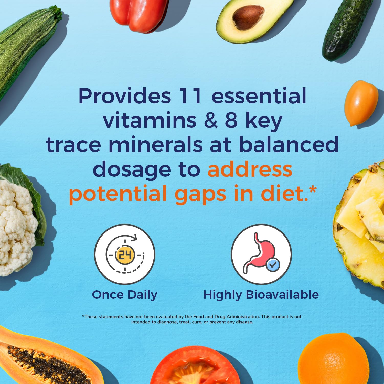 Vitalitown: tableta diaria lista para uso, tamaño cómodo.