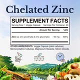 Vitalitown zinc-picolinato cápsula, alta absorción para mejor asimilación
