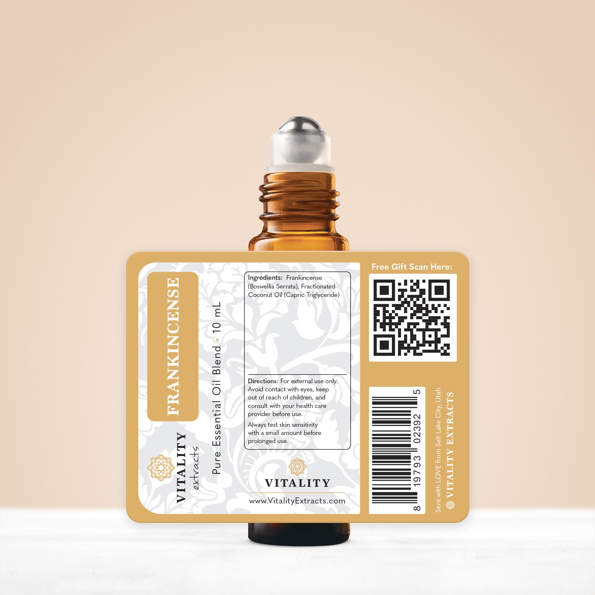 Vitality Frankincense Roll-On: ritual aromático para enfoque y bienestar.