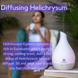 Vitality Helichrysum: etiqueta con ingredientes y origen vegetal.