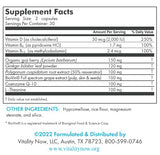 Vitality Now Stem Cell Renew cápsulas para apoyo a la vitalidad.
