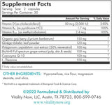 Vitality Now Stem Cell Renew, frasco de cápsulas para uso diario.