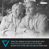 Vitality Now Stem Cell Renew persona usando cápsulas en su día.