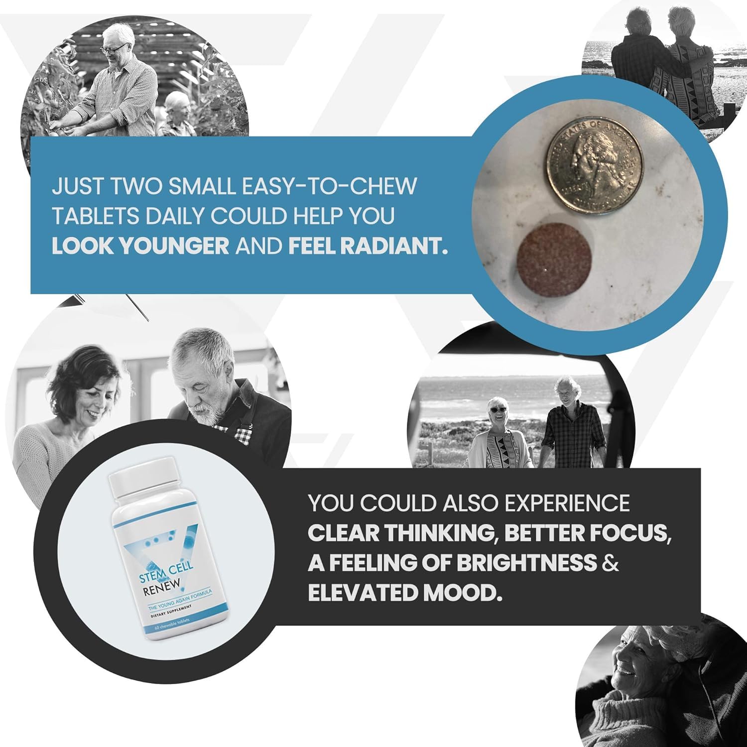 Vitality Now Stem Cell Renew, salud general y vitalidad para el día.