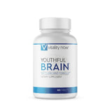 Vitality Now Youthful Brain: botella visible, posible apoyo a la concentración diaria.