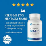 Vitality Now Youthful Brain: dosis diaria de dos tabletas, conveniente y suave.