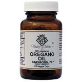 Vitality Works aceite de orégano en cápsulas para uso diario y bienestar.