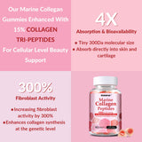 Ingredientes de VitalityPeak: vitaminas C y E con biotina en cada porción