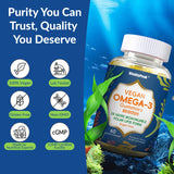 VitalityPeak omega-3 vegano sostenible para el planeta