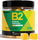 VitalityPeak Riboflavina 400 mg en envase, apoyo suave para energía diaria.