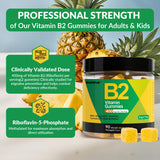 Uso diario de VitalityPeak Riboflavina para adultos y niños.