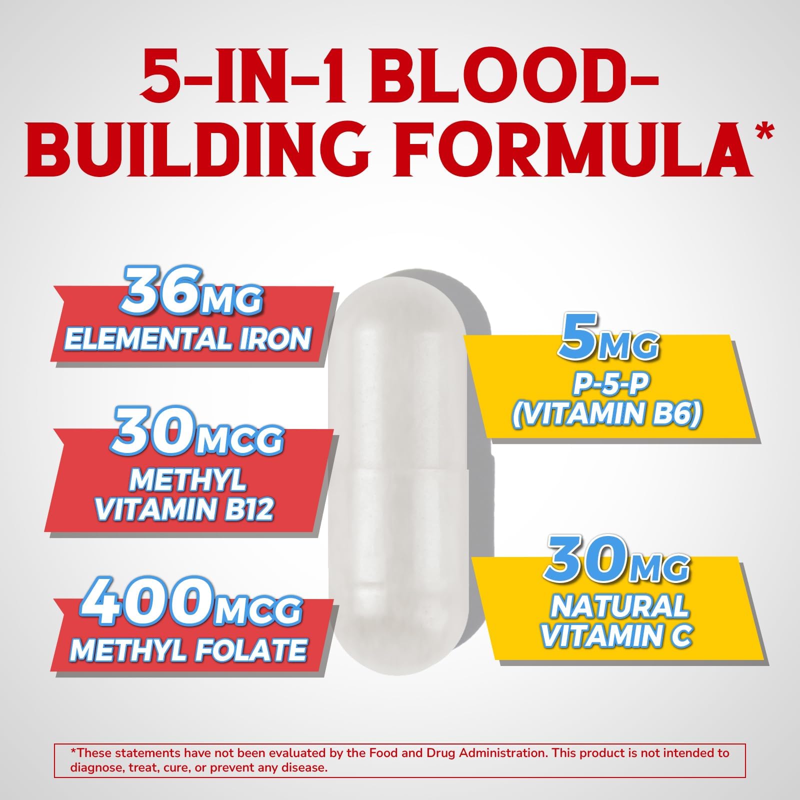 Vitallibre Hierro Complex: cápsulas de hierro que apoyan niveles de hemoglobina y energía.