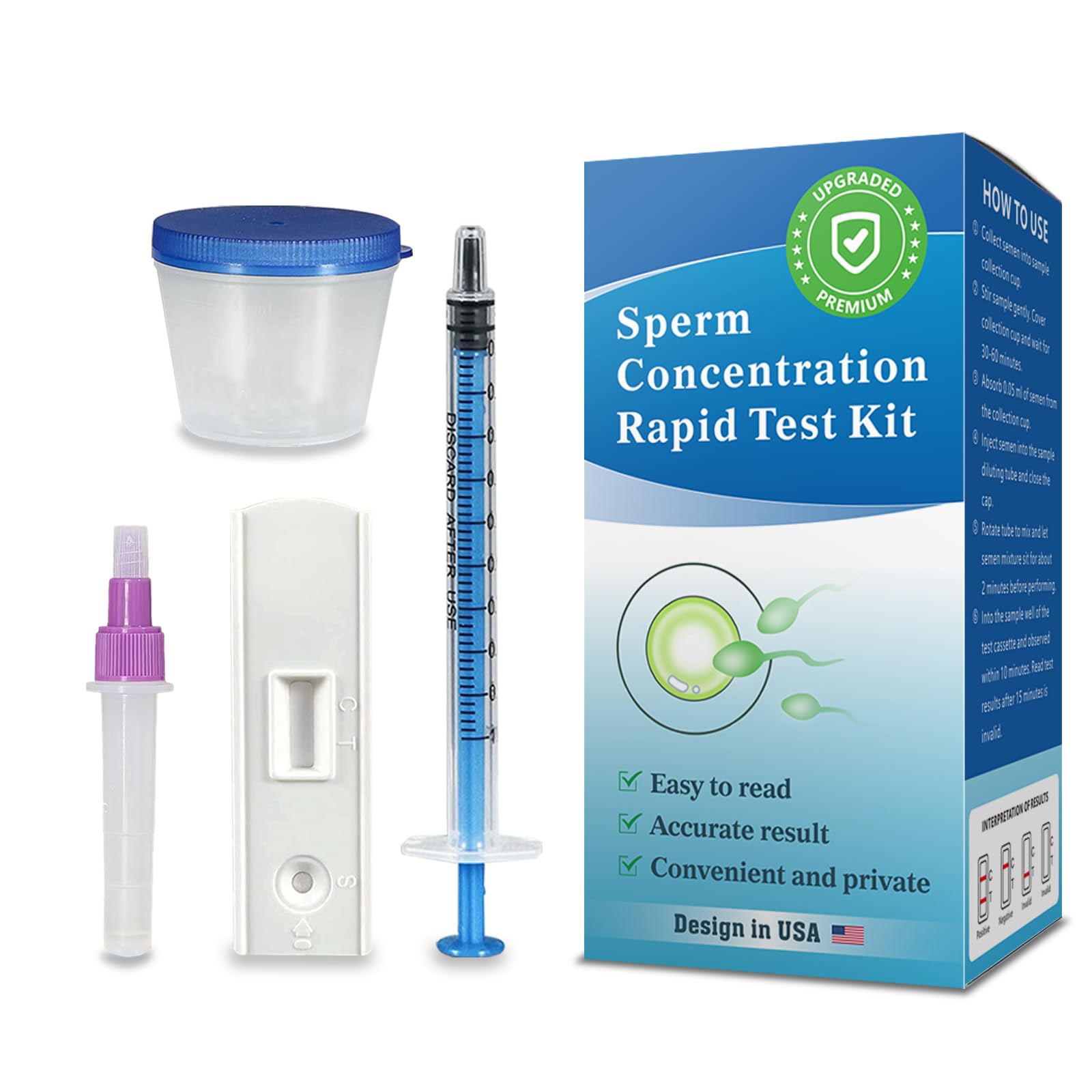 VitalSmiles Trak Plus: kit de fertilidad masculino para uso en casa.