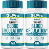 Vitaluxa GLPro cápsulas primer plano, apoyo diario a la circulación y balance sanguíneo.
