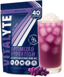 Vitalyte polvos electrolitos granulado uva para hidratación rápida durante el ejercicio